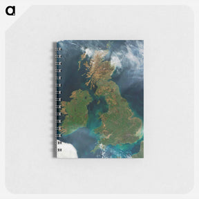 アートメモ帳-Great Britain and Ireland from Terra
 - 上空からの地球 Memo.