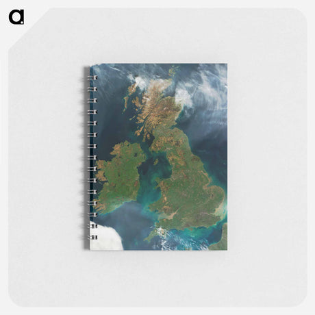 アートメモ帳-Great Britain and Ireland from Terra
 - 上空からの地球 Memo.