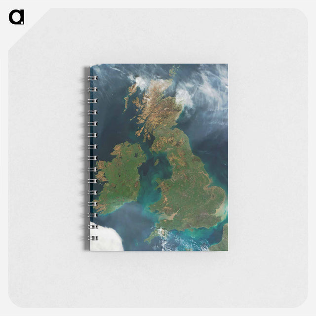 アートメモ帳-Great Britain and Ireland from Terra
 - 上空からの地球 Memo.