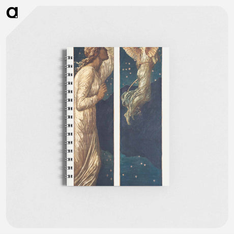 アートメモ帳-Cupid Flying away from Psyche - エドワード バーン ジョーンズ Memo.