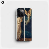 Cupid Flying away from Psyche - エドワード バーン ジョーンズ Phone Case.