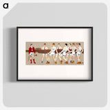 College rowing club - Edward Penfield Poster.