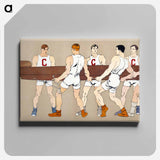 アートパネル-College rowing club - エドワード ペンフィールド Canvas.