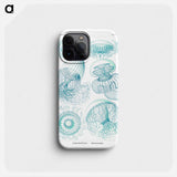 Leptomedusae–Faltenquallen - エルンスト ヘッケル Phone Case.