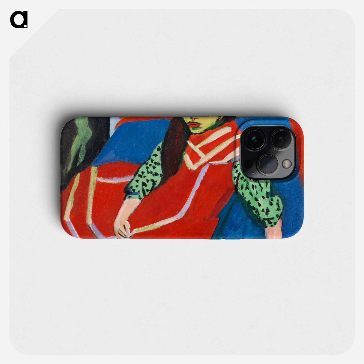 Seated Girl - エルンスト ルートヴィヒ キルヒナー Phone Case.