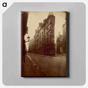 アートパネル-Coin rue de Seine
 - ウジェーヌ アジェ Canvas.