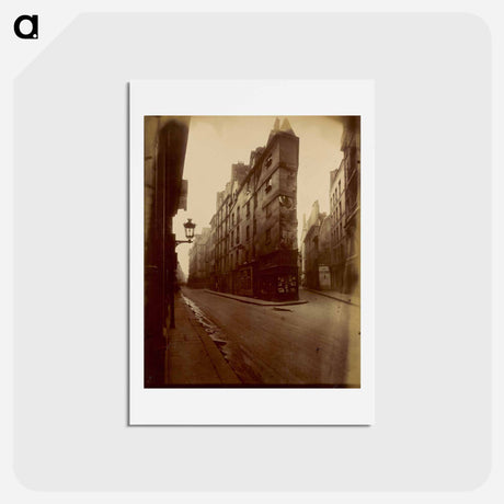 アートポストカード-Coin rue de Seine
 - ウジェーヌ アジェ Postcard.