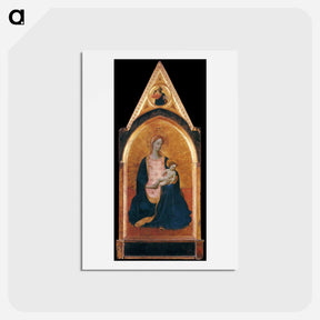 アートポストカード-Madonna of Humility - フラ アンジェリコ Postcard.