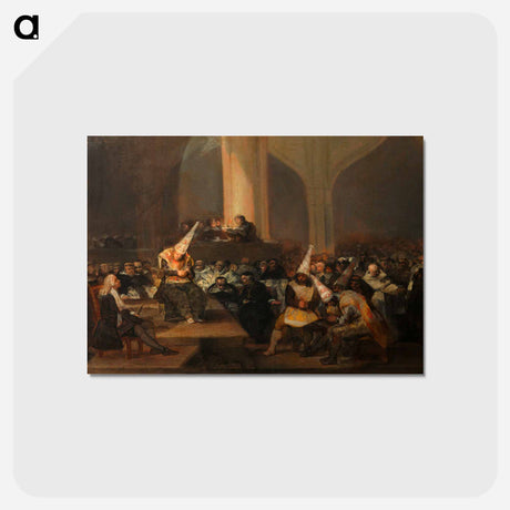 アートポストカード-Auto de Fé - フランシスコ デ ゴヤ Postcard.