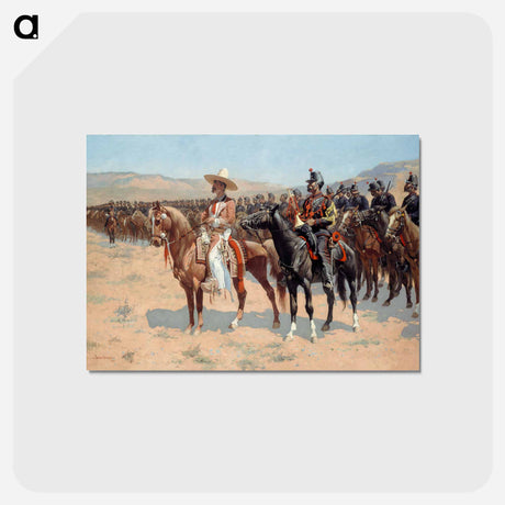 アートポストカード-The Mexican Major
 - フレデリック レミントン Postcard.