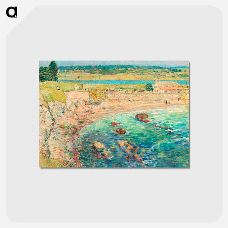 アートポストカード-Bailey’s Beach, Newport, R.I. - フレデリック チャイルド ハッサム Postcard.