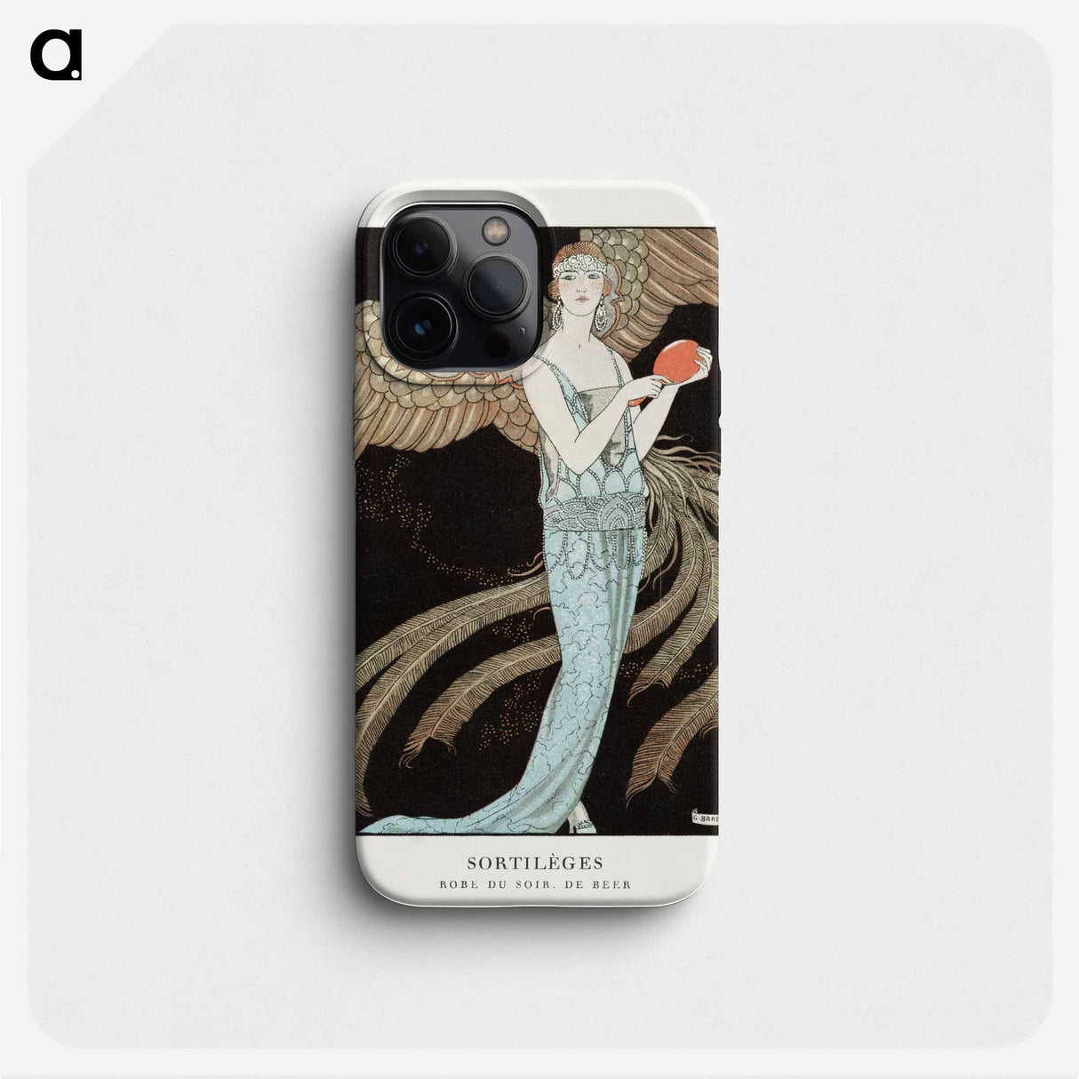 Sortilèges: Evening dress - ジョルジュ バルビエ Phone Case.