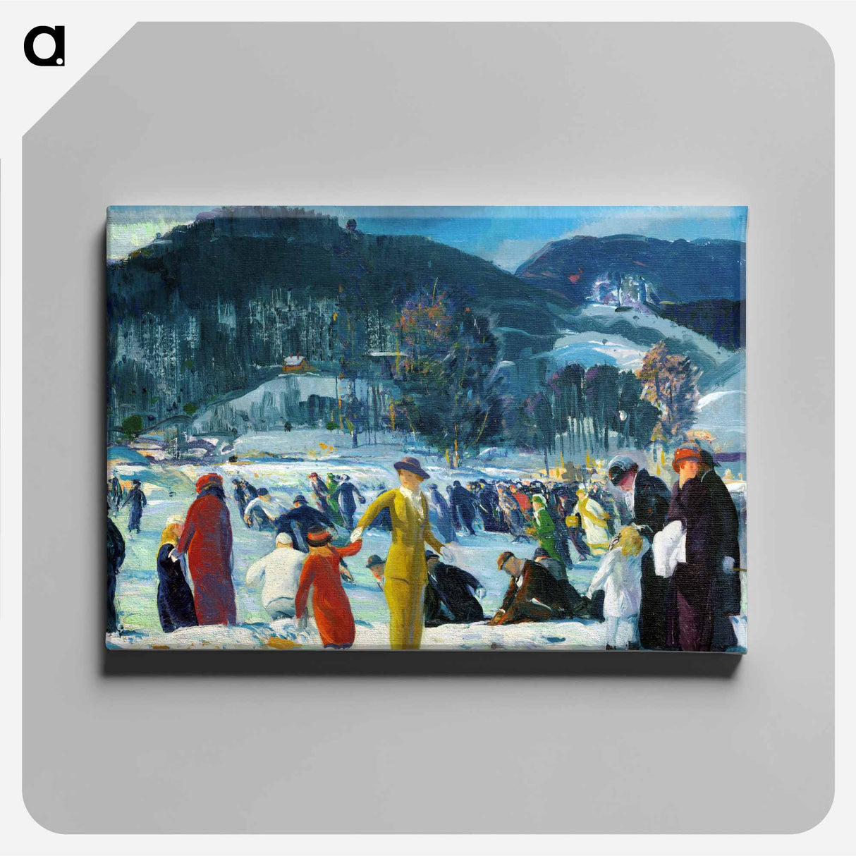 Love of Winter - ジョージ ベローズ Canvas.