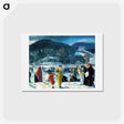 アートポストカード-Love of Winter - ジョージ ベローズ Postcard.