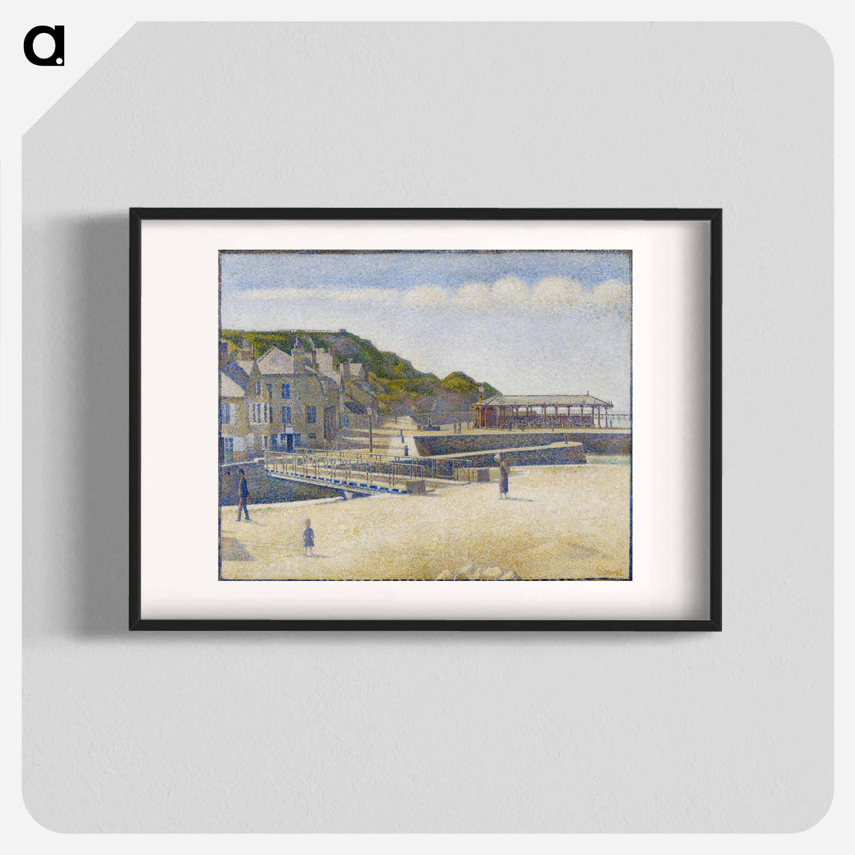 Port-en-Bessin - Georges Seurat Poster.