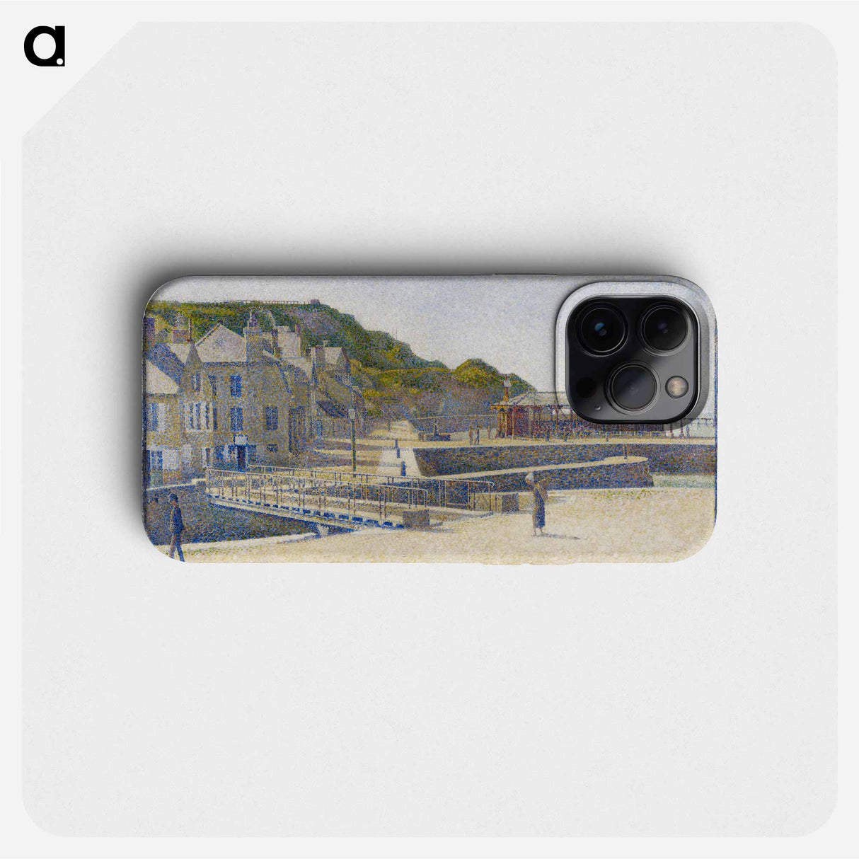 Port-en-Bessin - ジョルジュ スーラ Phone Case.