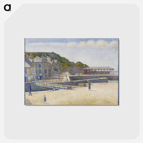 アートポストカード-Port-en-Bessin - ジョルジュ スーラ Postcard.