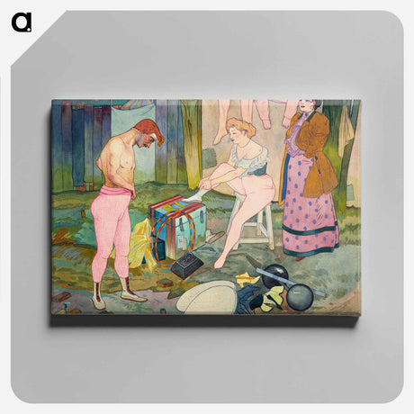 アートパネル-Le Cirque Corvi - ジョルジュ ド フィール Canvas.