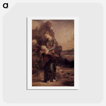 『オルフェウス』 (1865年) - ギュスターヴ モロー Postcard.