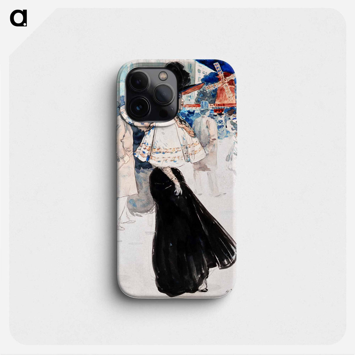 Le Moulin de la Galette - アンリ ソム Phone Case.