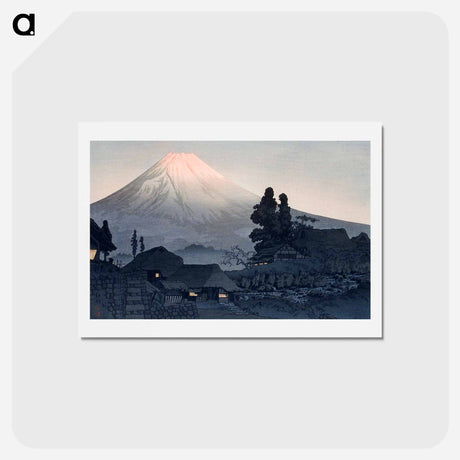 アートポストカード-Mount Fuji From Mizukubo - 高橋 宏明 Postcard.