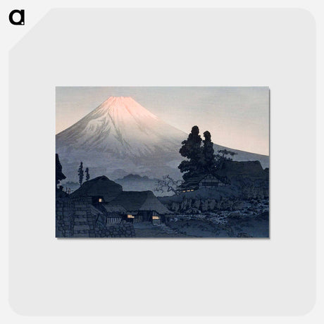 アートポストカード-Mount Fuji From Mizukubo - 高橋 宏明 Postcard.