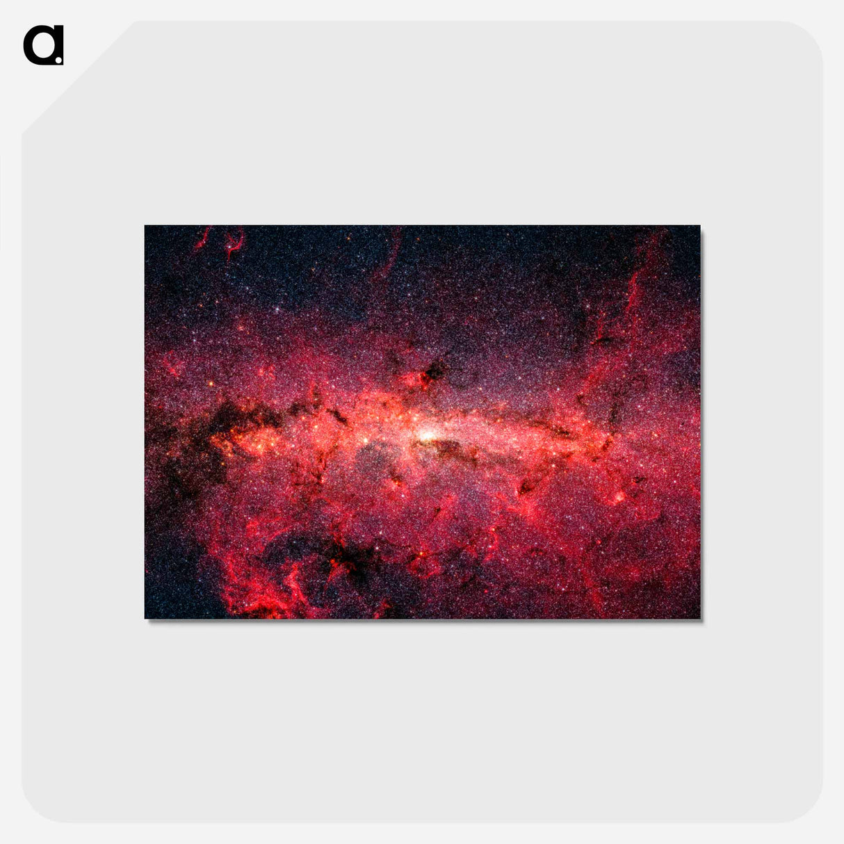 アートポストカード-Milky Way Core
 - ハッブル画像 Postcard.