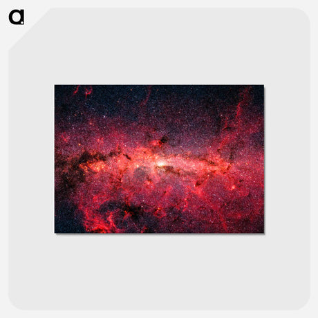 アートポストカード-Milky Way Core
 - ハッブル画像 Postcard.