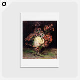 アートポストカード-Bouquet de fleurs
 - ジャック エミール ブランシュ Postcard.