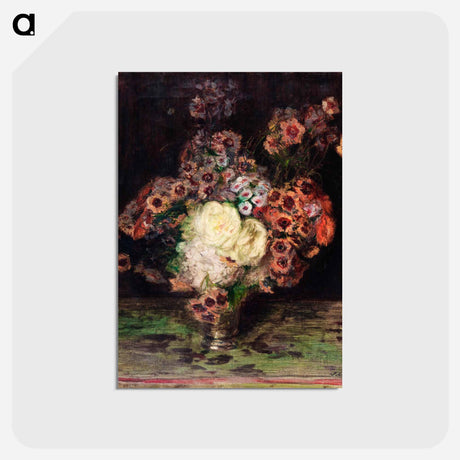 アートポストカード-Bouquet de fleurs
 - ジャック エミール ブランシュ Postcard.