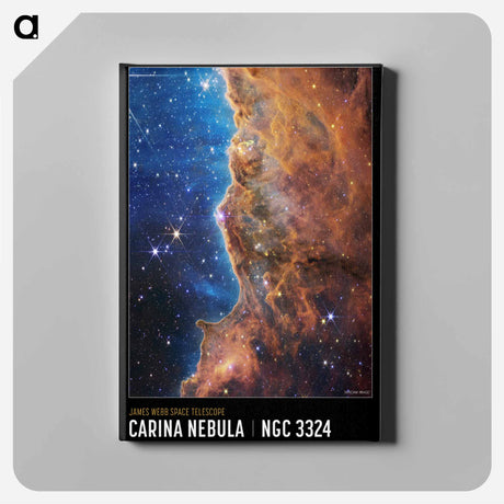 アートパネル-Carina Nebula
 - ジェームズ ウェッブ宇宙望遠鏡 Canvas.