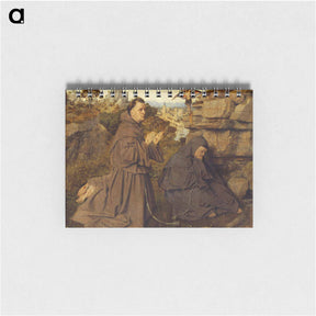 アートメモ帳-St. Francis Receiving the Stigmata - ヤン ファン エイク Memo.