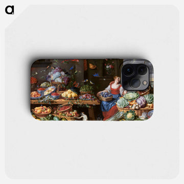Fruit and Vegetable Market with a Young Fruit Seller
 - ヤン ファン ケッセル Phone Case.
