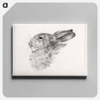 アートパネル-Head of a rabbit - ジャン ベルナール Canvas.