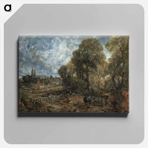 アートパネル-Stoke-by-Nayland
 - ジョン コンスタブル Canvas.