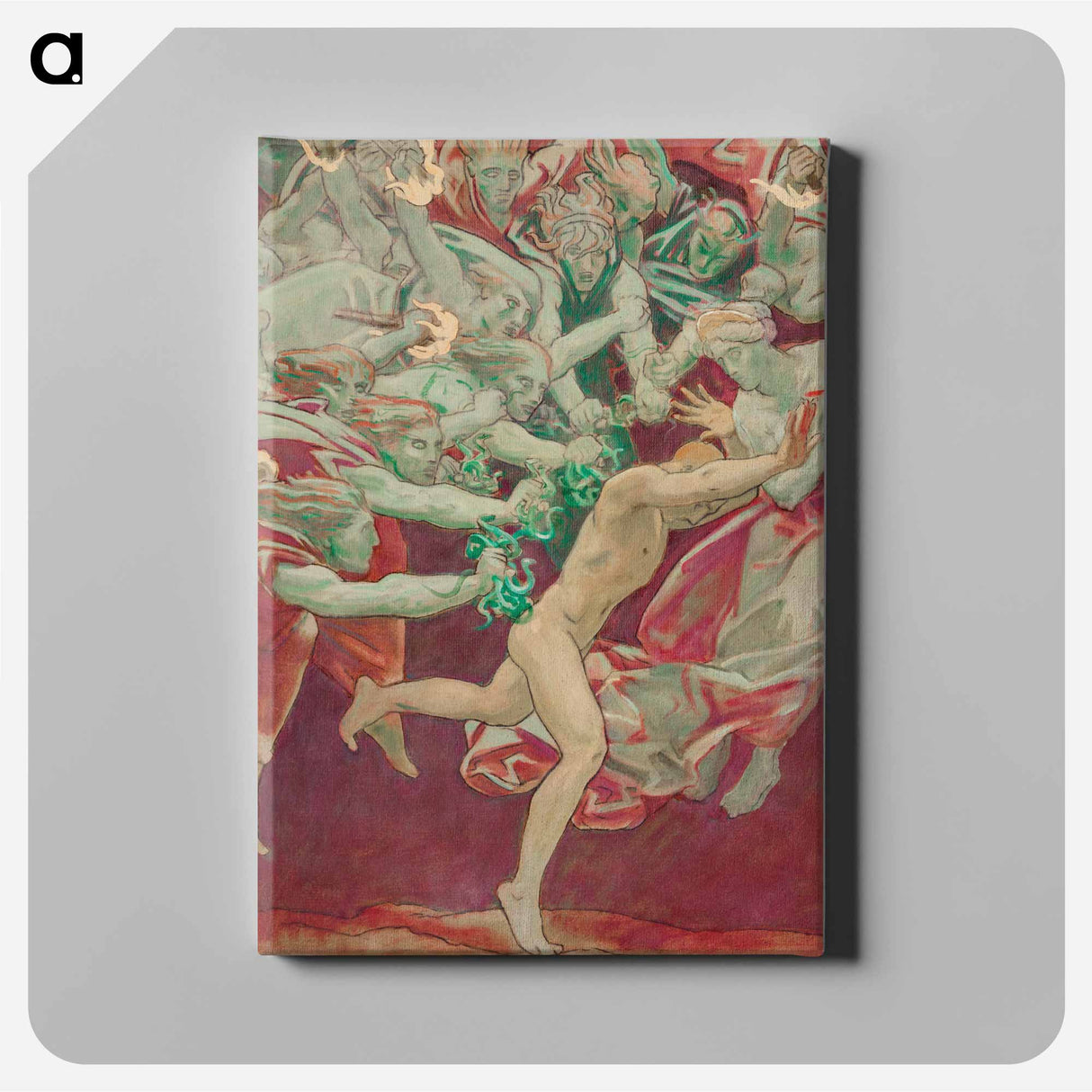 Study for the Museum of Fine Arts, Boston, Murals: Orestes and the Furies - ジョン シンガー サージェント Canvas.