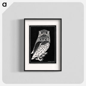 アートポスター-Two owls - ユリー デ フラーハ Poster.
