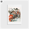 アートポストカード-Hokusai’s Japanese woman - 葛飾 北斎 Postcard.