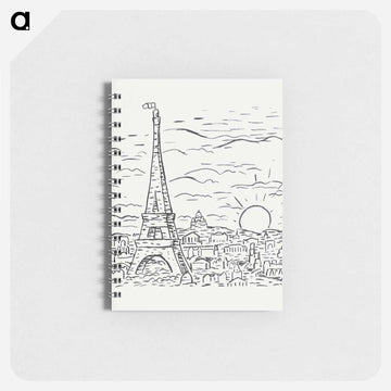View of the Eiffel Tower in Paris - レオ ヘステル Memo.
