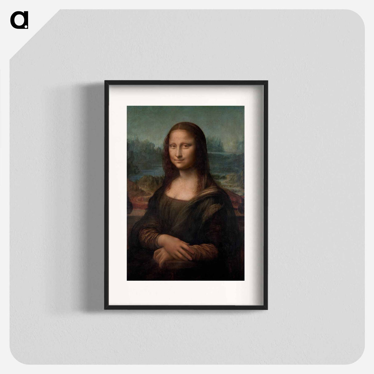 Mona Lisa del Giocondo - Leonardo da Vinci Poster.