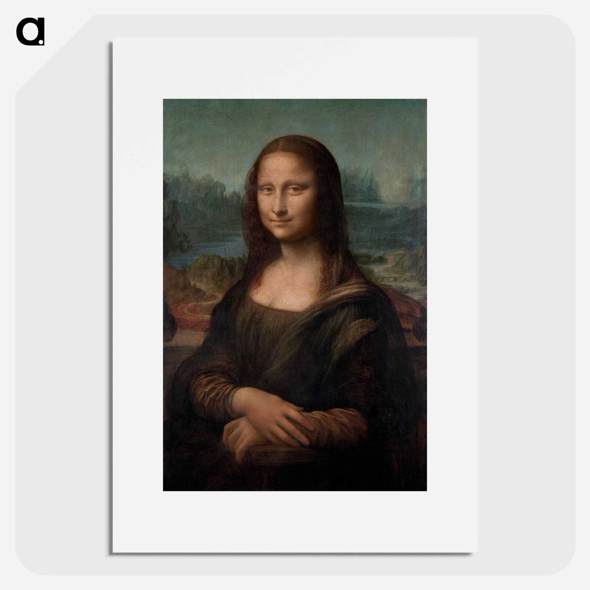 Mona Lisa del Giocondo - Leonardo da Vinci Poster.