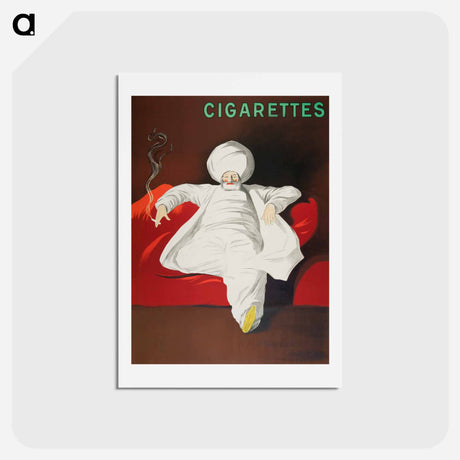 アートポストカード-JOB Cigarettes - レオネット カピエッロ Postcard.
