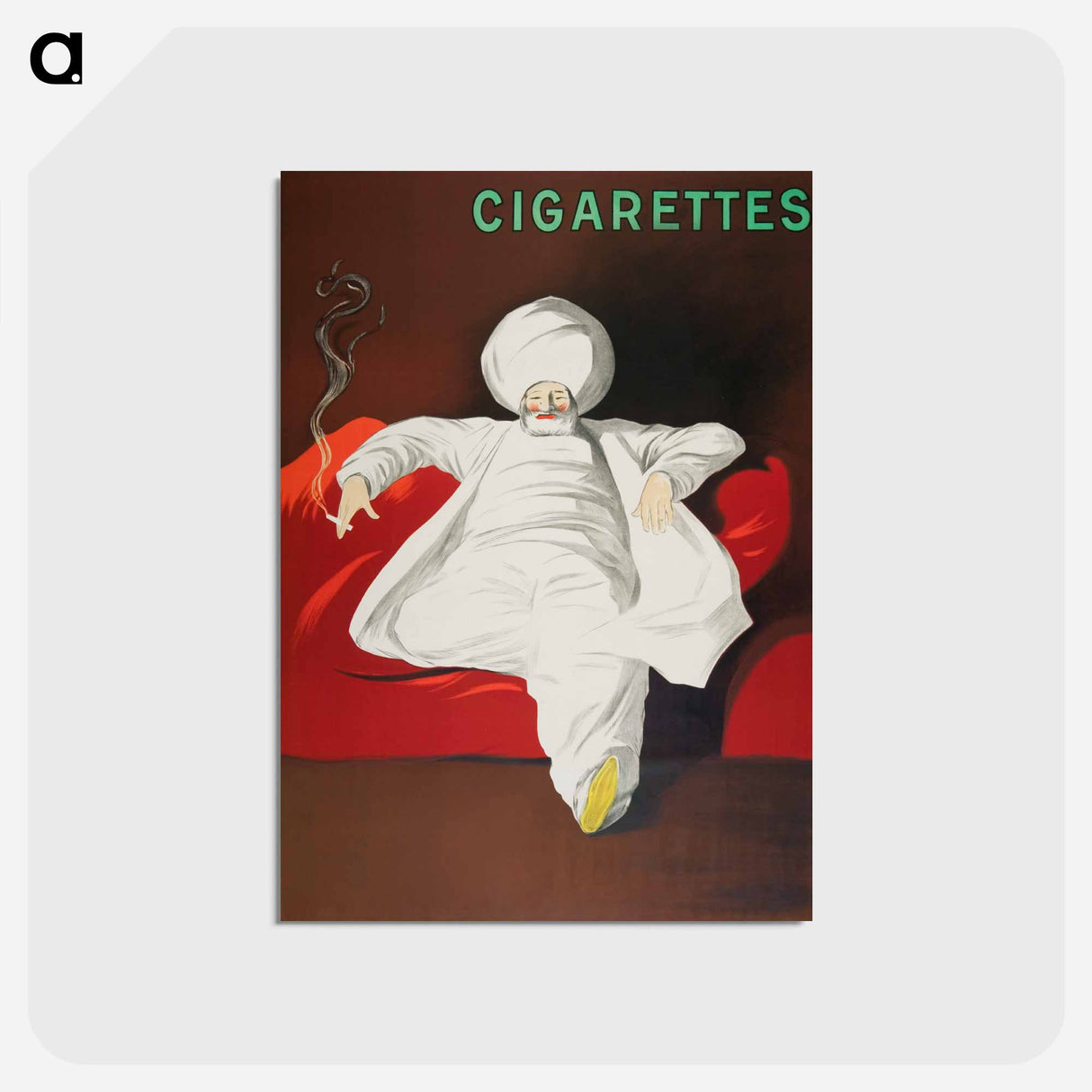 アートポストカード-JOB Cigarettes - レオネット カピエッロ Postcard.