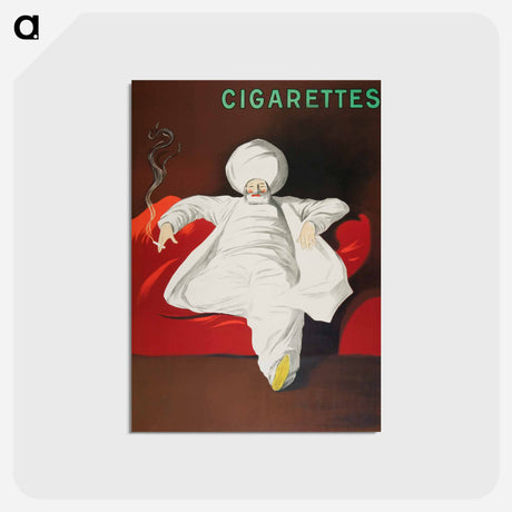 アートポストカード-JOB Cigarettes - レオネット カピエッロ Postcard.