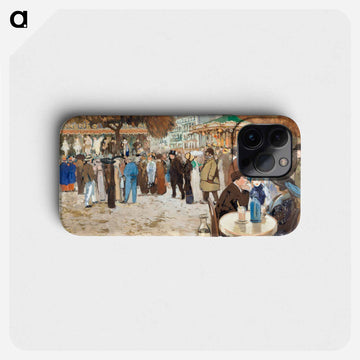 Fun fair, boulevard de Clichy - Louis Abel Troussier Phone Case.