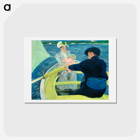 アートポストカード-The Boating Party - メアリー カサット Postcard.