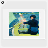 The Boating Party - Mary Cassatt Poster.