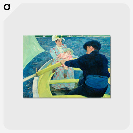 アートポストカード-The Boating Party - メアリー カサット Postcard.