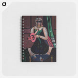 アートメモ帳-Carnival Mask, Green, Violet, and Pink (Columbine)
 - マックス ベックマン Memo.