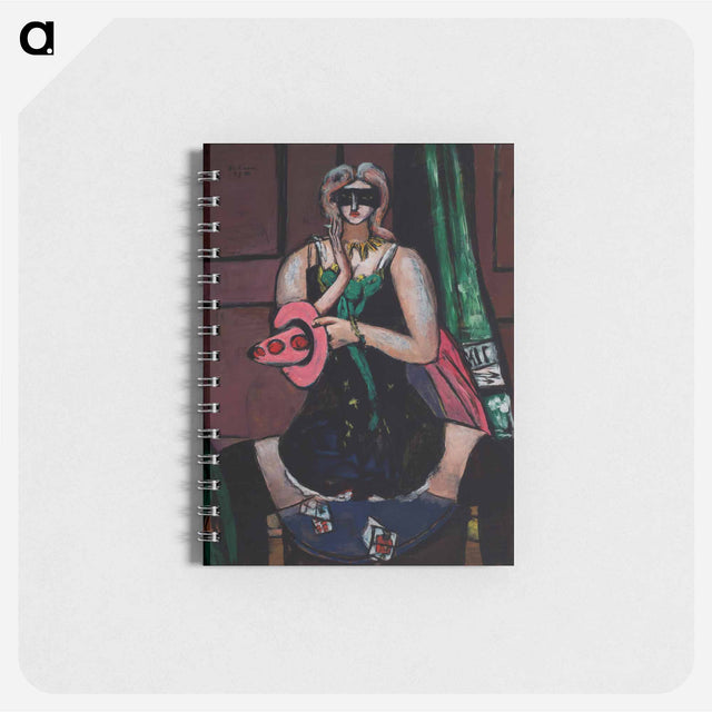 アートメモ帳-Carnival Mask, Green, Violet, and Pink (Columbine)
 - マックス ベックマン Memo.